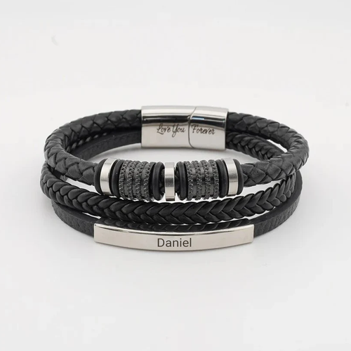 À mon Fils - Bracelet personnalisé "À jamais liés"  pour mon fils