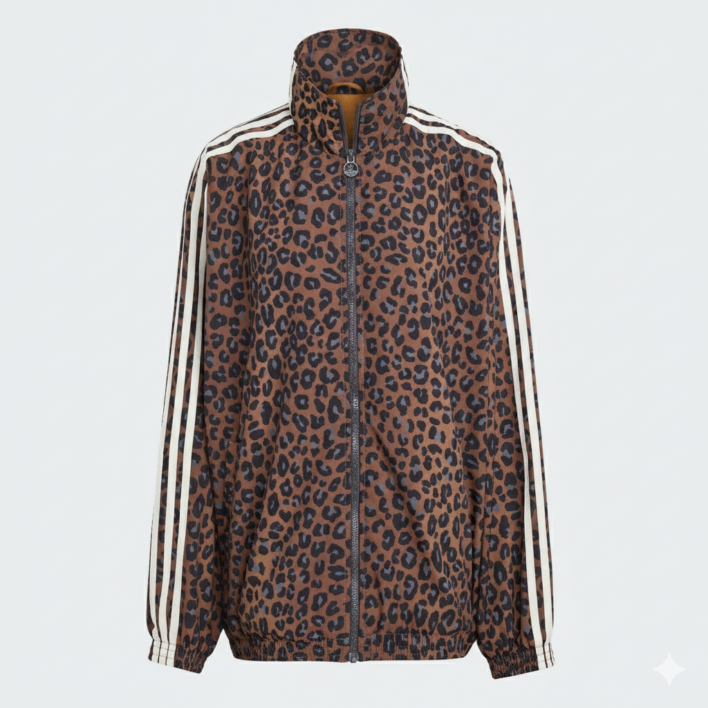 Veste de survêtement oversize léopard Firebird