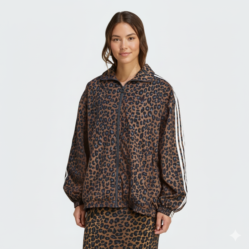 Veste de survêtement oversize léopard Firebird