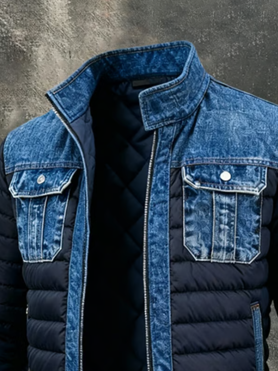 Varized™ | VESTE MATELASSÉE HYBRIDE EN DENIM